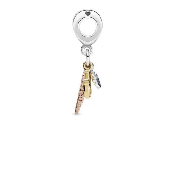 HAMSA, ALL-SEEING EYE & FEATHER SPIRITUALITY DANGLE CHARM - PANDORA SHINE™ - Picture 3 of 8